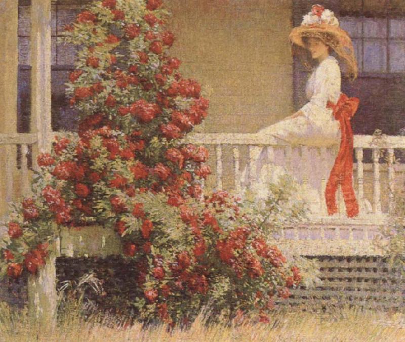 Philip Leslie Hale The Crimson Rambler china oil painting image